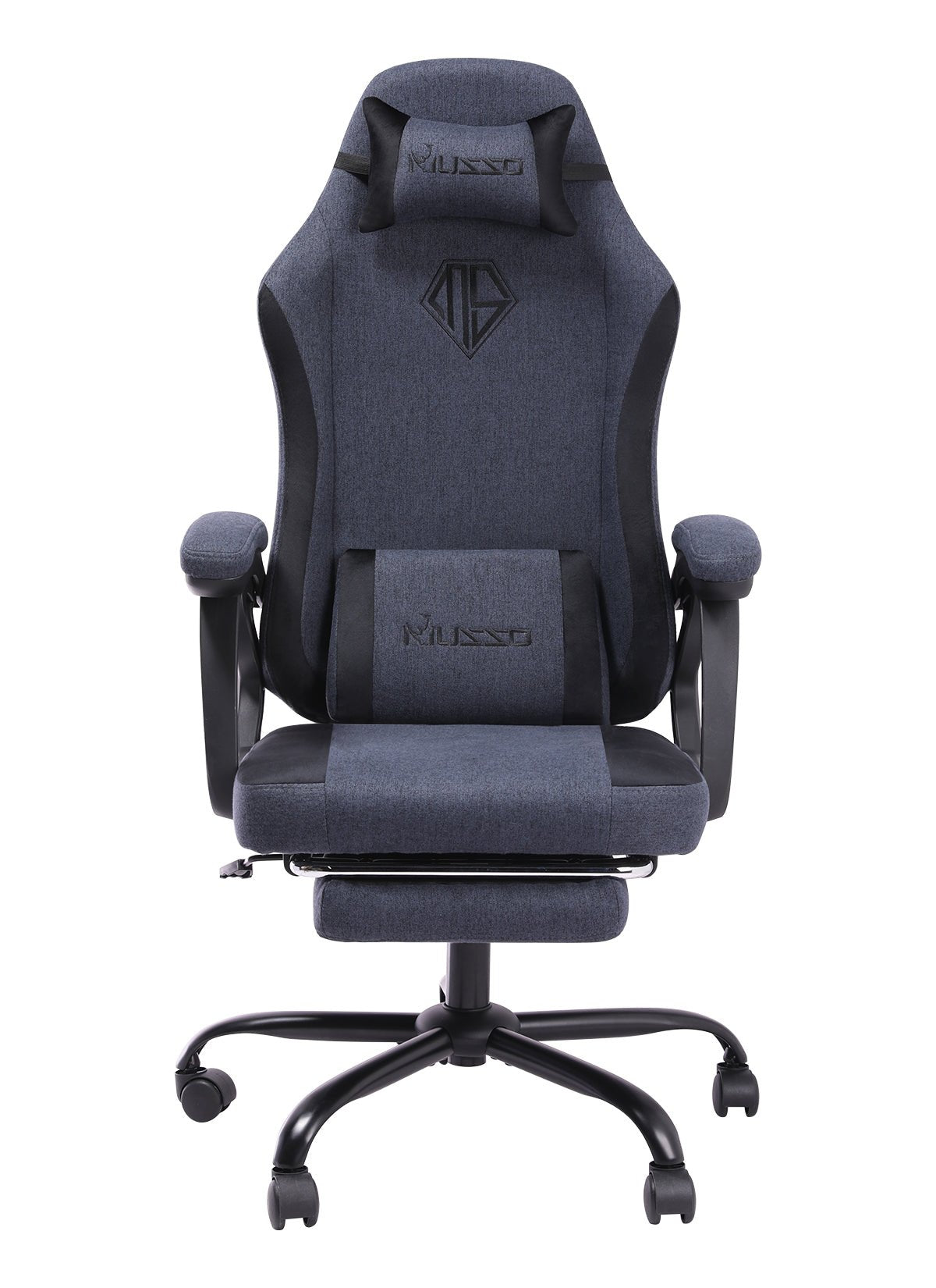 MUSSO Aeolus Series Fabric Computer Gaming Chair Navigator With Footrest 109B-F L SIZE