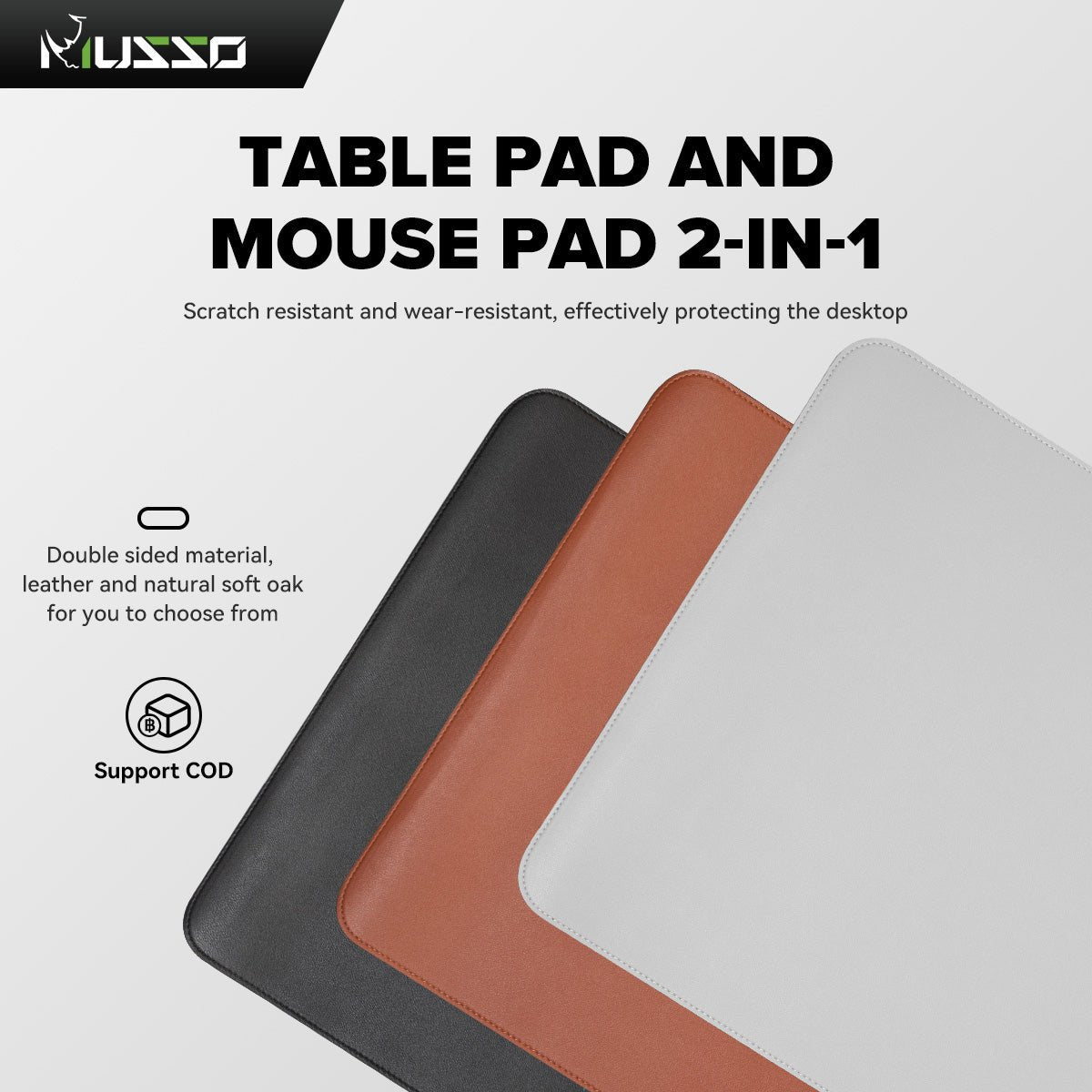 Musso Cork Leather Gaming Mouse Pad