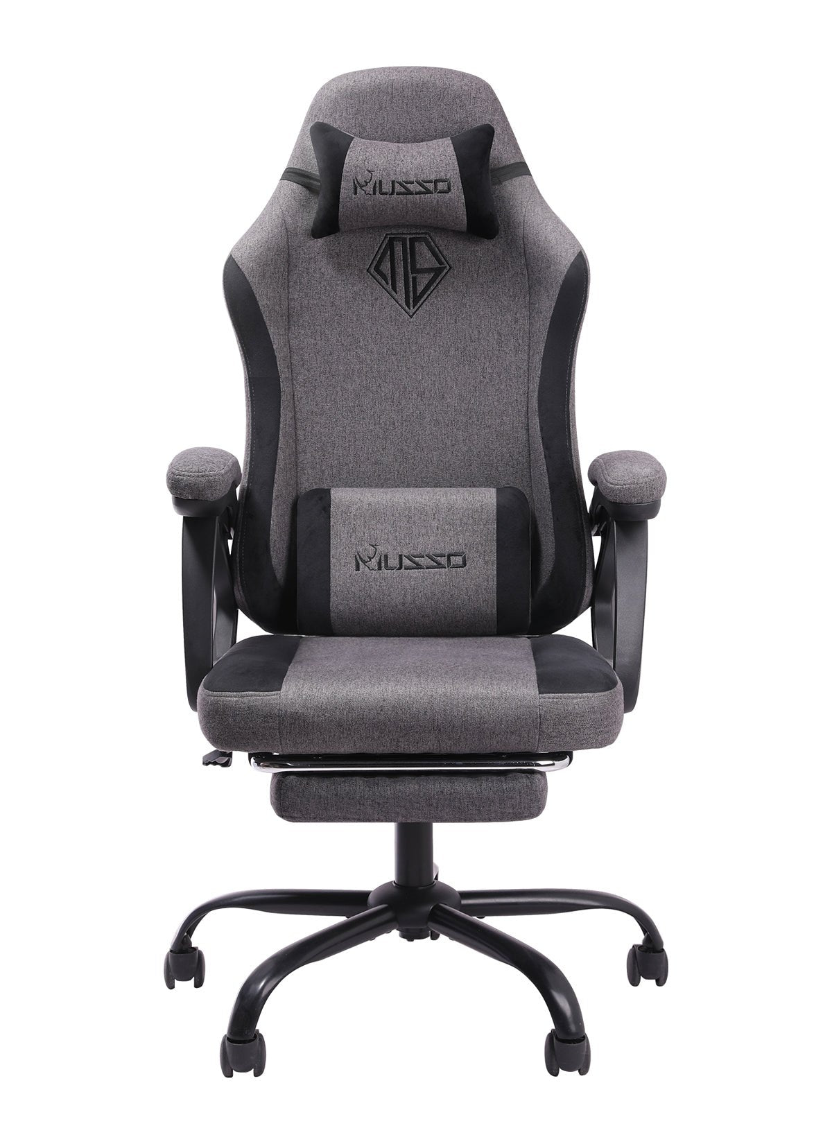 MUSSO Aeolus Series Fabric Computer Gaming Chair Navigator With Footrest 109B-F L SIZE